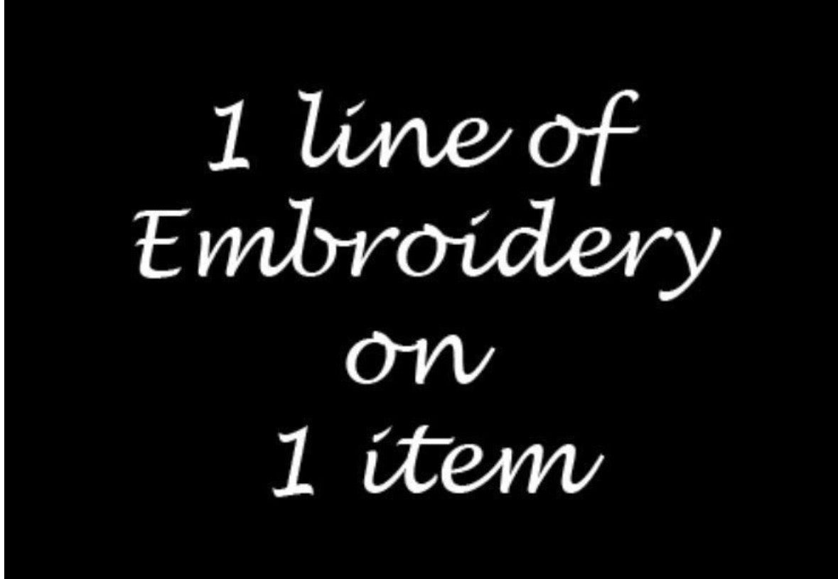 Custom Embroidery Add On