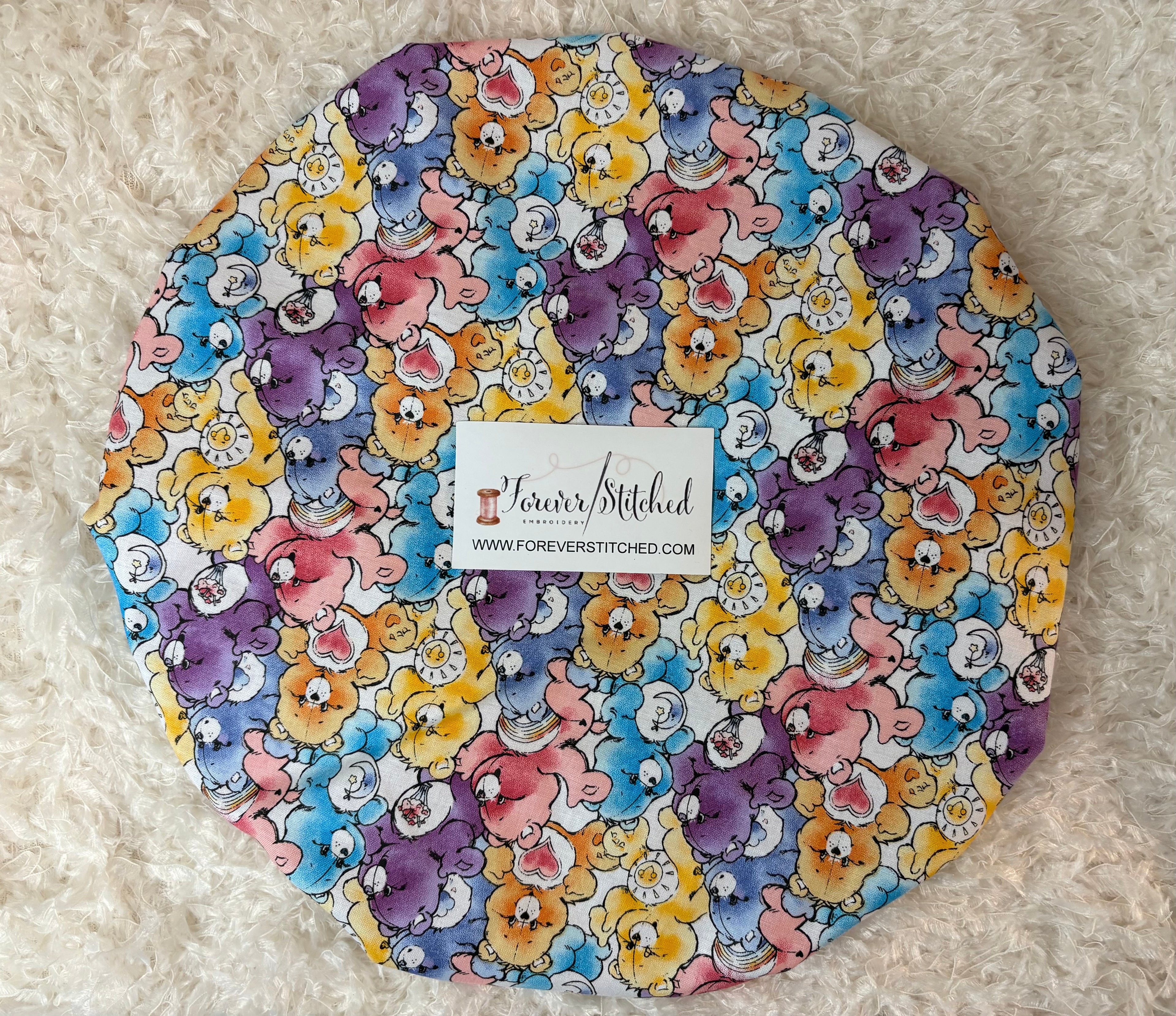 Care Bear Charmeuse Satin Bonnet – Ultra-Smooth, Ultra-Cute, Ultra-Protective