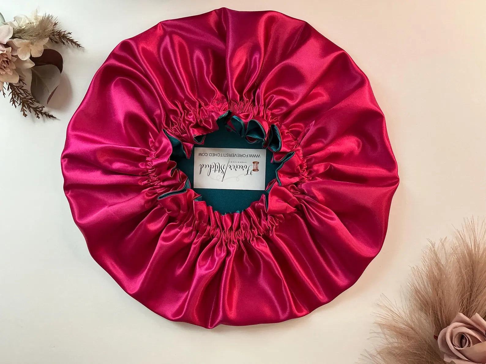 Charmeuse Silky Satin Sleeping Bonnet XL, Reversible Satin Hair Bonnet for Curly & Natural Hair, Adult Protective Sleep Cap Gift